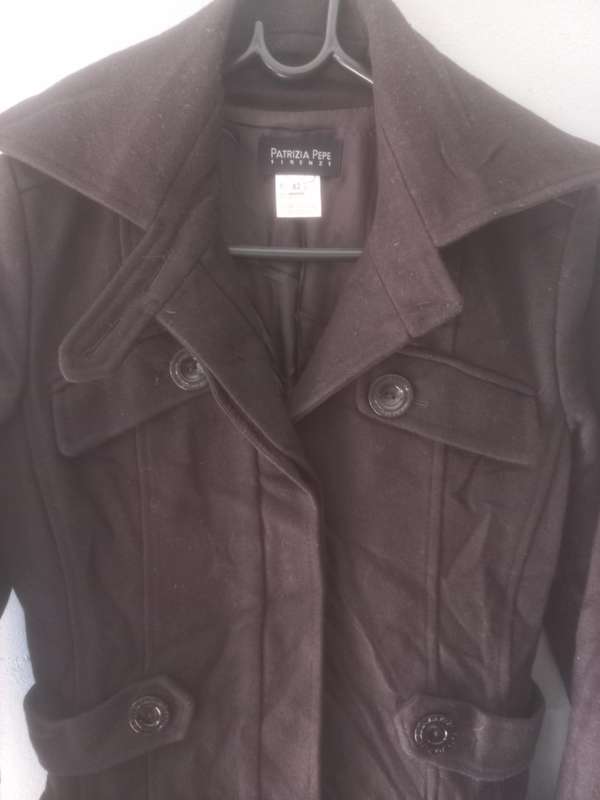 Ladies dark chocolate imported coat