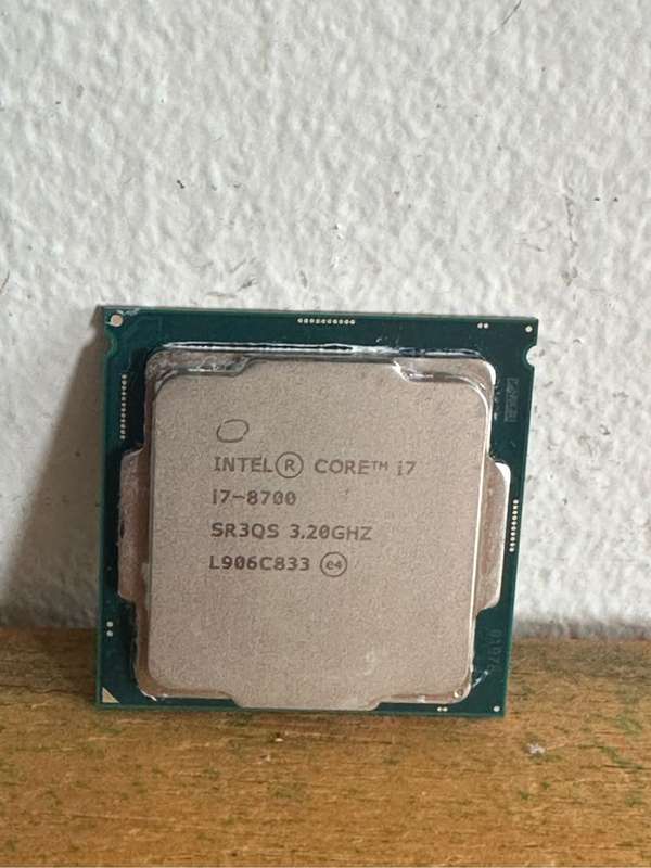 Intel Core i7-8700 @ 3.20GHz CPU