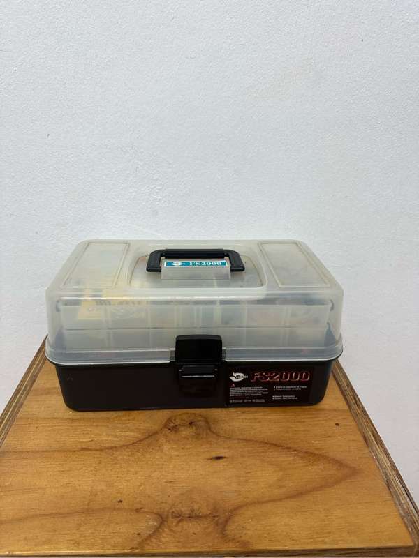 Bass Fishing box with tackle