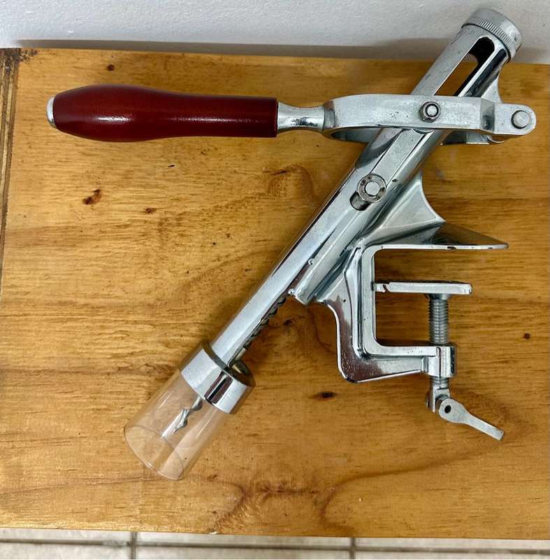 Vintage Table/Shelf mount Corkscrew Wine Opener