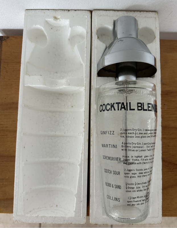 Vintage 1960s Mixer Blender cocktail Maker