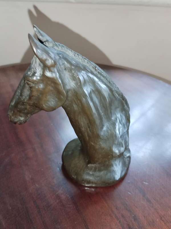 Bronze Horse's Head by Douglas Gray