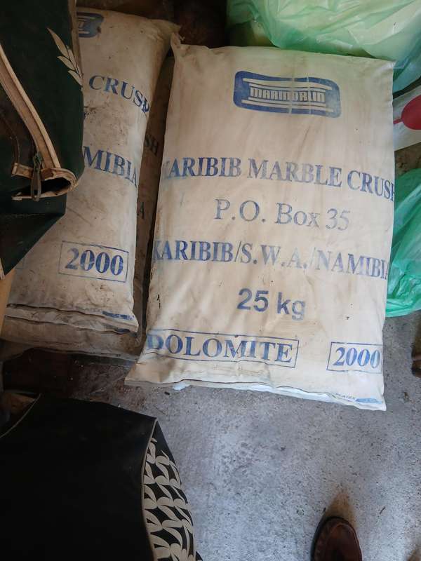 WHITE MARBLE DUST FROM NAMIBIA