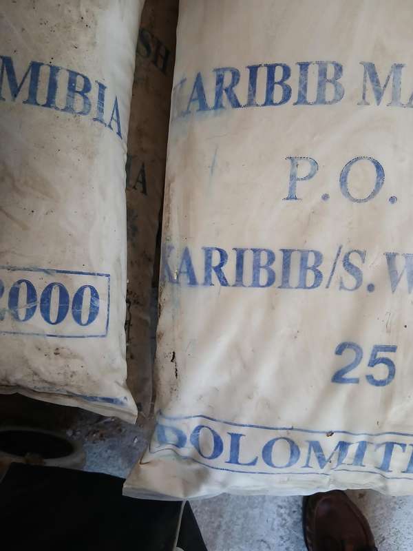 WHITE MARBLE DUST FROM NAMIBIA