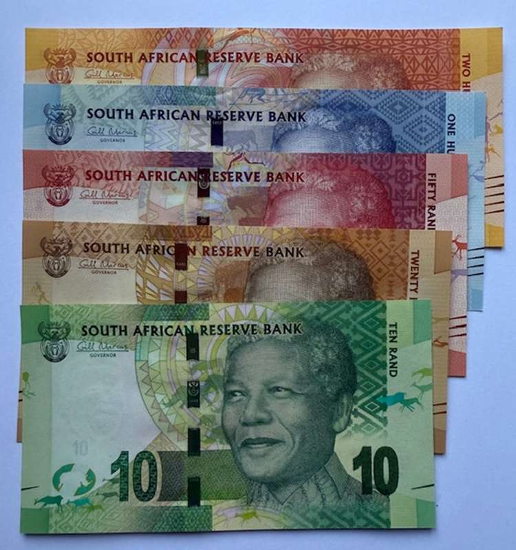 SAME SERIAL NUMBER SA BANK NOTES - PREFIX "NM" Very Low Number notes, SET No #78