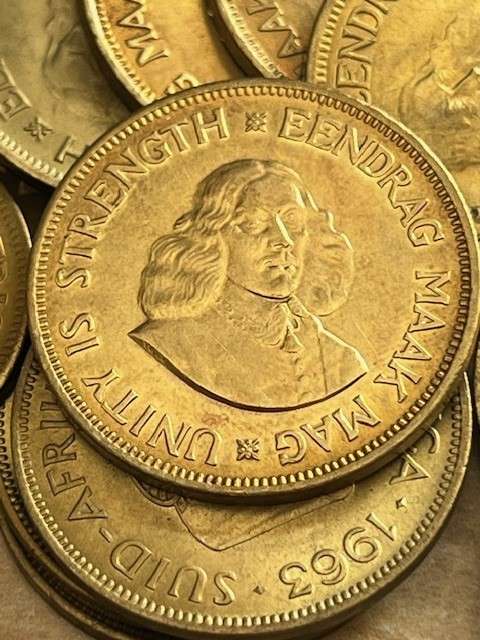 1963 RSA 1 cents (1st Decimal series)