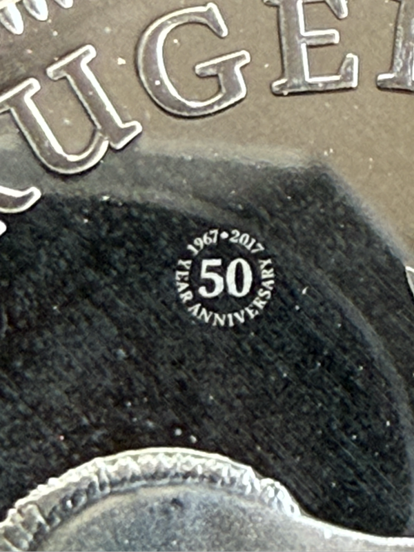 2017 Proof Silver Krugerrand - 50th Anniversary Privy Mark with COA
