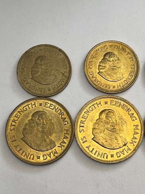 1961-1964 RSA 1 & 1/2 cents (1st Decimal series) - FULL SET