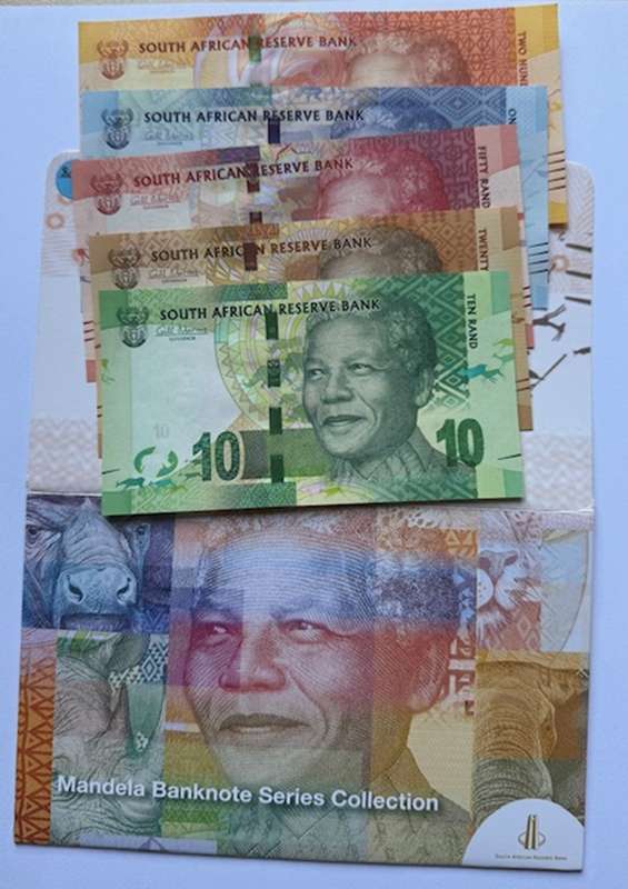 SAME SERIAL NUMBER SA BANK NOTES - PREFIX "NM" Very Low Number notes, SET No #78