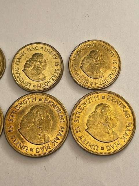 1961-1964 RSA 1 & 1/2 cents (1st Decimal series) - FULL SET