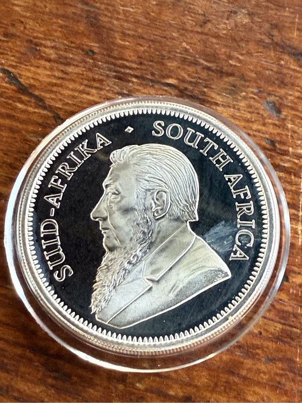 2017 Proof Silver Krugerrand - 50th Anniversary Privy Mark with COA