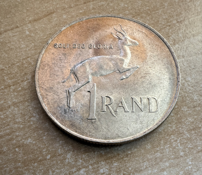 1966 SA Silver R1 Afrikaas - Tag Ear Variety