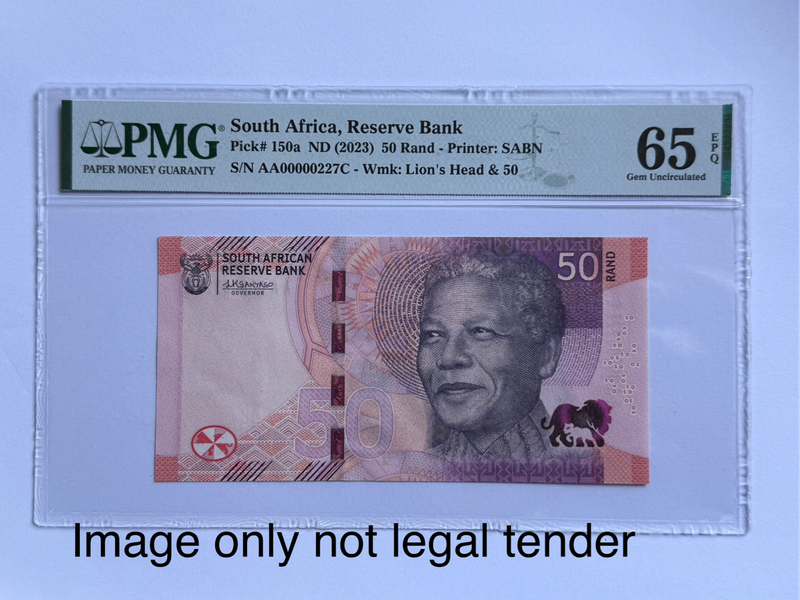 South Africa R50 note 2023