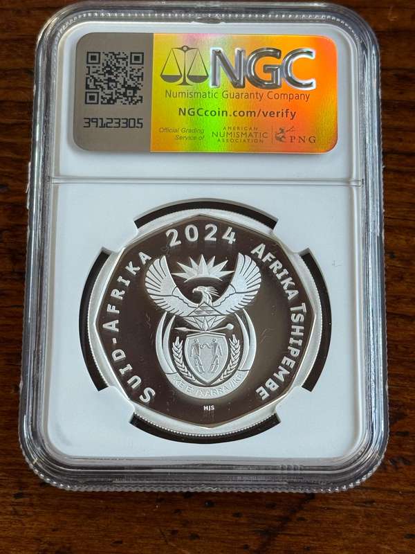 2024 Proof Silver (.999) 1oz South Africa 10 cent - the Cape Honey Bee