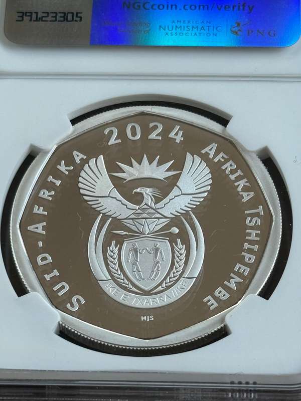 2024 Proof Silver (.999) 1oz South Africa 10 cent - the Cape Honey Bee