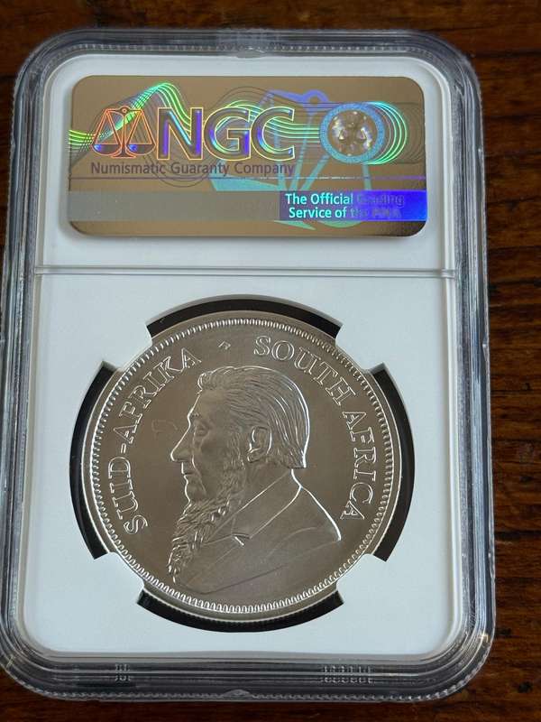 2022 Uncirculated Silver Krugerrand. TOP POP on NGC graded MS70. View images for condition.
