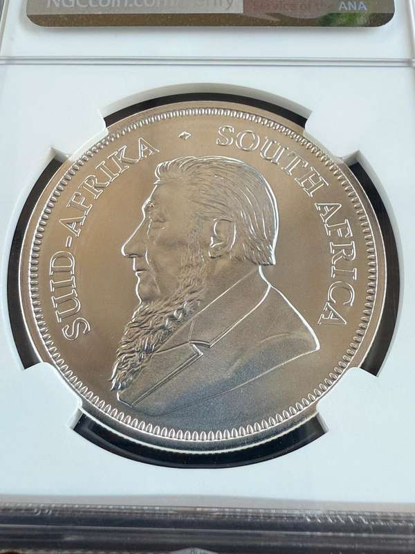 2022 Uncirculated Silver Krugerrand. TOP POP on NGC graded MS70. View images for condition.