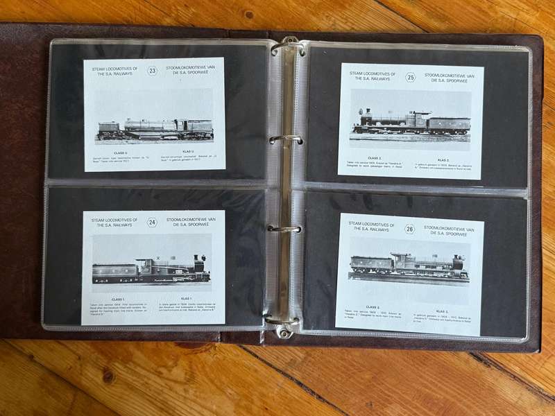 Steam Locomotives of SARS - Stoom Lokomotiewe van SAS (60xPostcards/Poskaart)