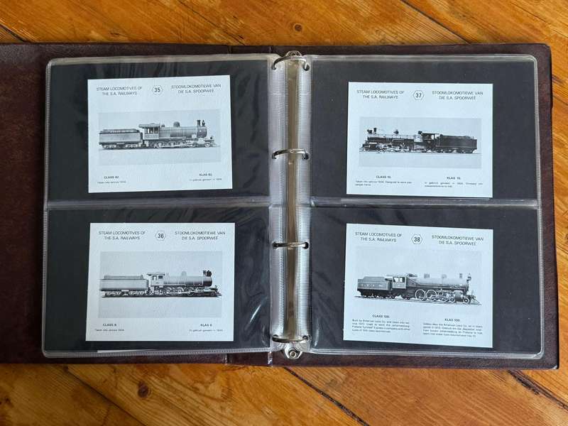 Steam Locomotives of SARS - Stoom Lokomotiewe van SAS (60xPostcards/Poskaart)
