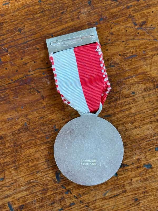Commemorative medal Swiss made
