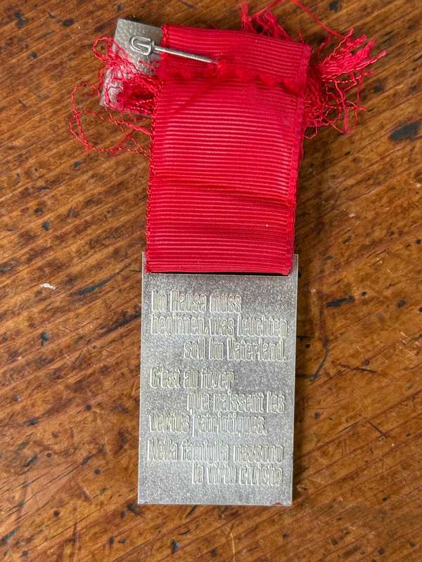 Swiss Shooting medal