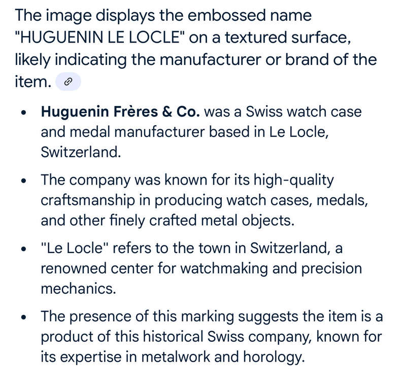 Swiss Shooting medal