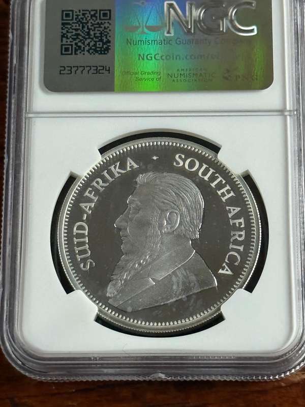 2024 Johannesburg Coin Fair Privy, Proof Silver Krugerrand. Limited Mintage of 1000