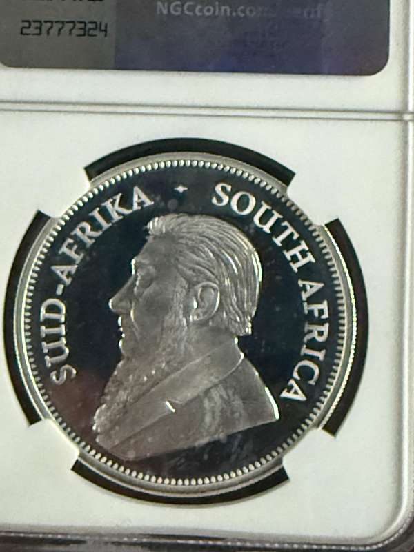 2024 Johannesburg Coin Fair Privy, Proof Silver Krugerrand. Limited Mintage of 1000
