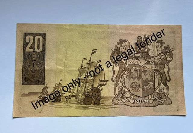 R20 South Africa REPLACEMENT Bank Note - XX series - Governor CL Stals. UNC Catalogue Value R2,000