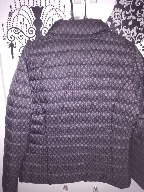 Jean Pascale grey printed bomber jacket size L