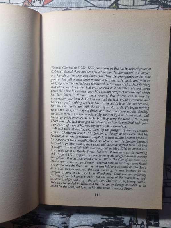 Chatterton - Peter Ackroyd