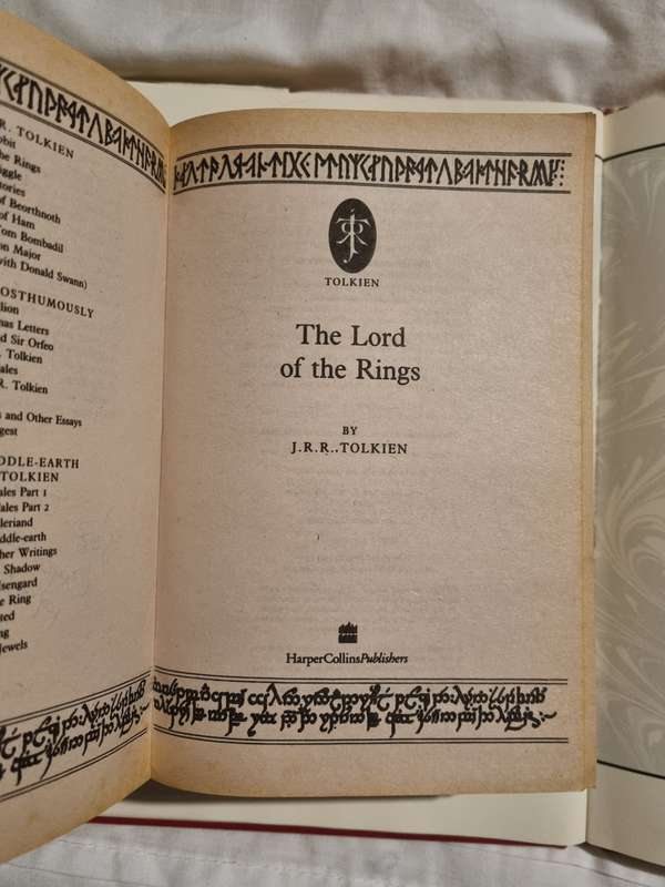 Lord of the Rings - JRR Tolkien