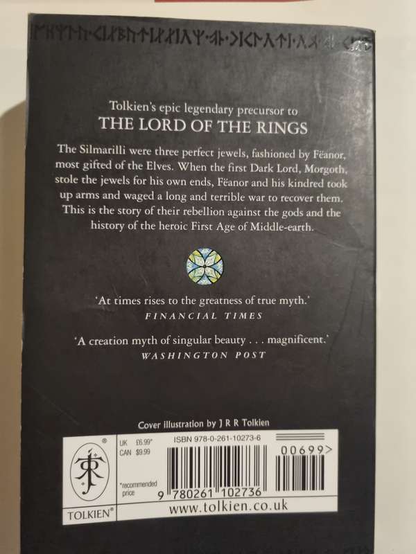 The Silmarillion. JRR Tolkien.
