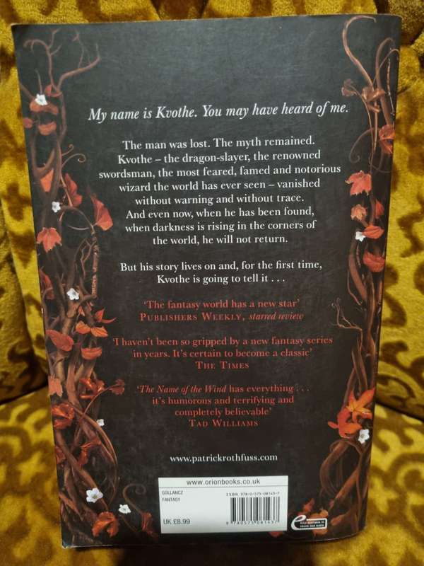 The Wise Man's Fear - Patrick Rothfuss [Kingkiller Chronicle]