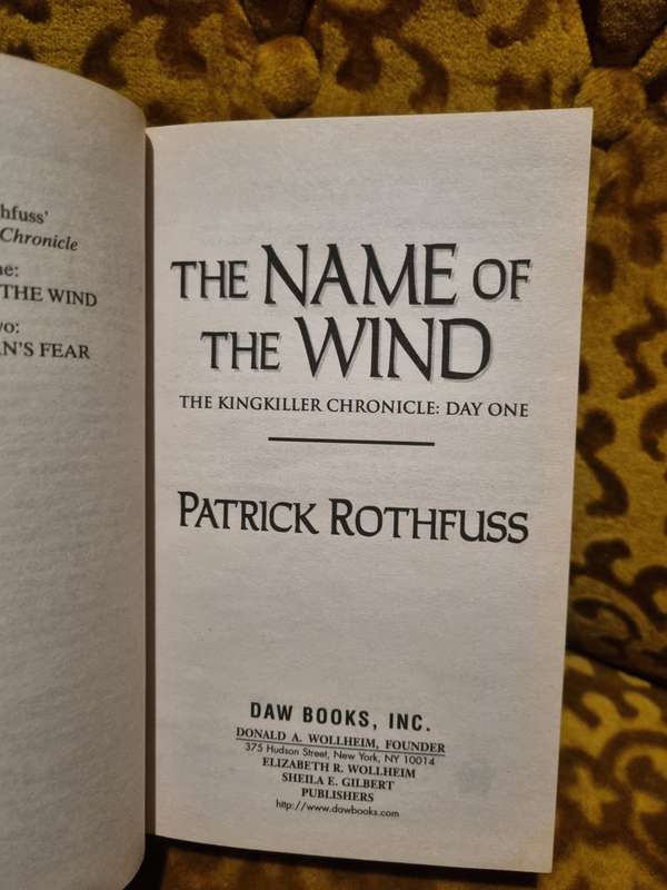 The Name of the Wind - Patrick Rothfuss [Kingkiller Chronicle]