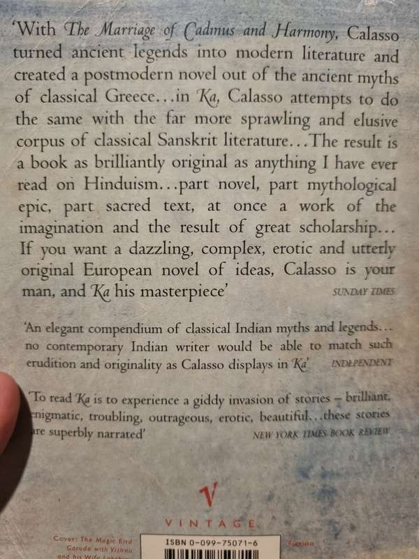 Ka - R. Calasso - Hindu Mythology