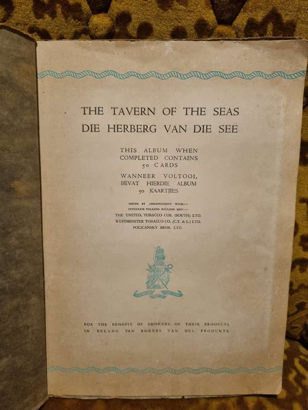 The Tavern of the Seas - Complete album with all 50 cards