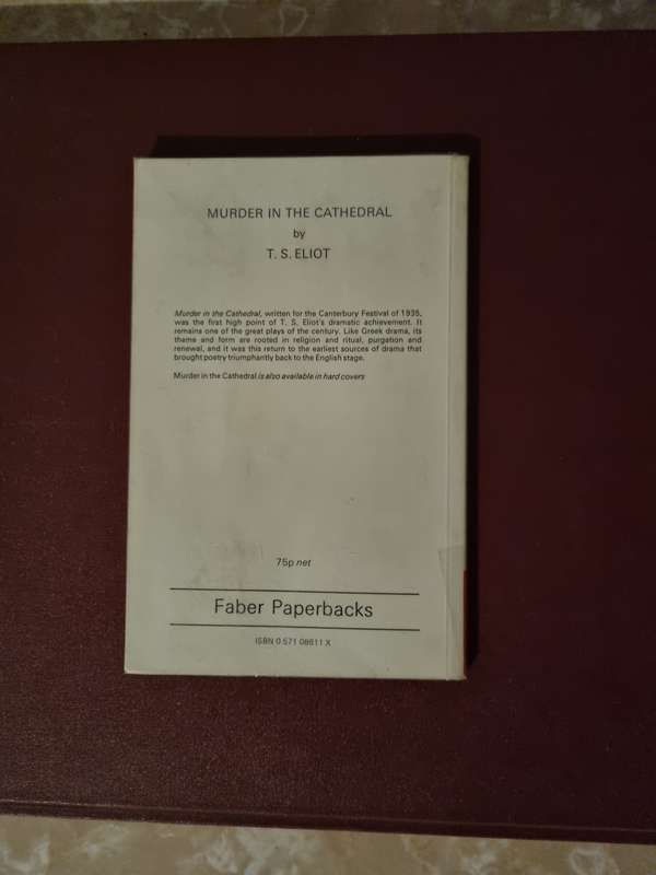 Murder in the Cathedral - TS Eliot