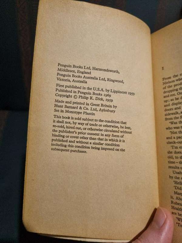 Time Out of Joint - PKD [Philip K Dick]