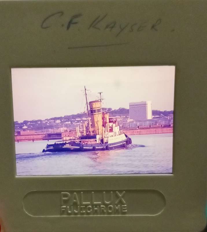 4 x Slides of TUG BOATS TAKEN IN PE HARBOUR