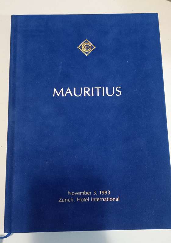 REDUCED!!Mauritius Stamp Sales Catalogue from Zurich