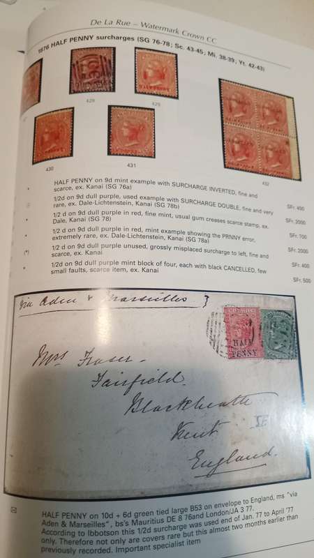 REDUCED!!Mauritius Stamp Sales Catalogue from Zurich