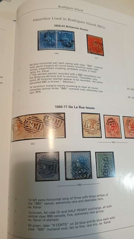 REDUCED!!Mauritius Stamp Sales Catalogue from Zurich