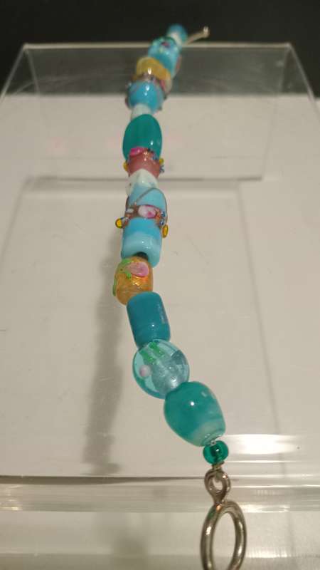Vintage Murano Wedding Cake Bracelet