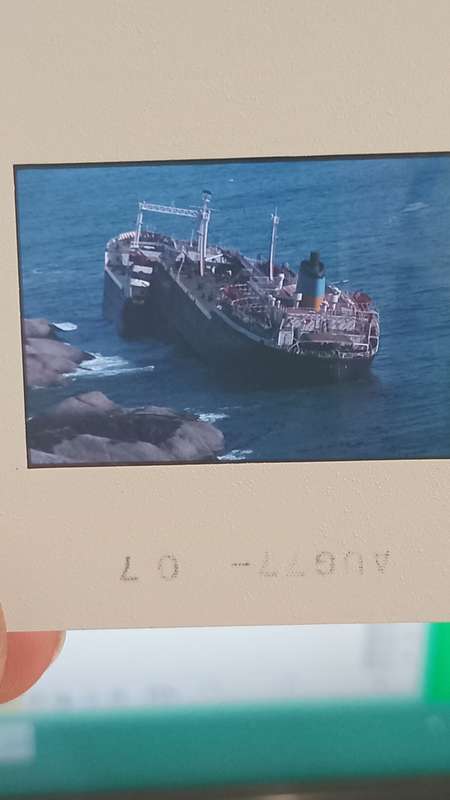 RARE 10 x Slides of the Antipolis day of Shipwreck 1977 35mm Kodak slides