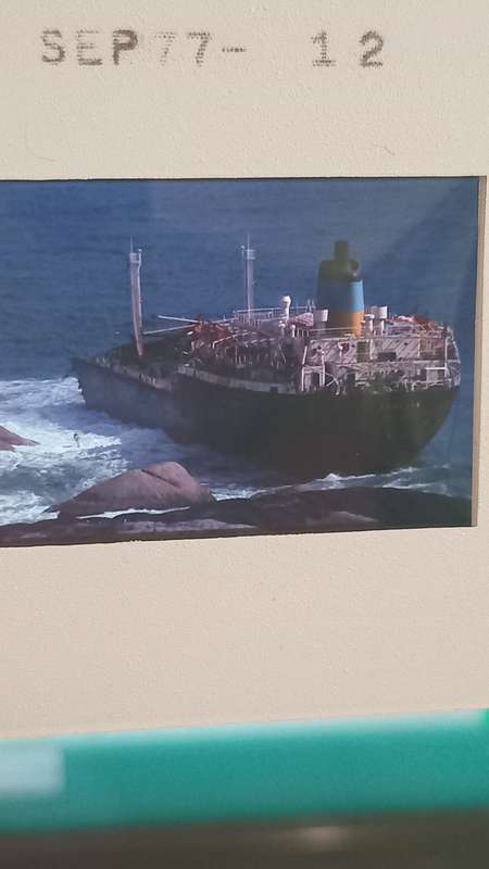 RARE 10 x Slides of the Antipolis day of Shipwreck 1977 35mm Kodak slides