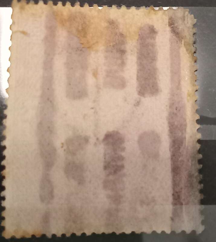GB King Edward VII 1901 5 Shillings Stamp with Birmingham Cancel