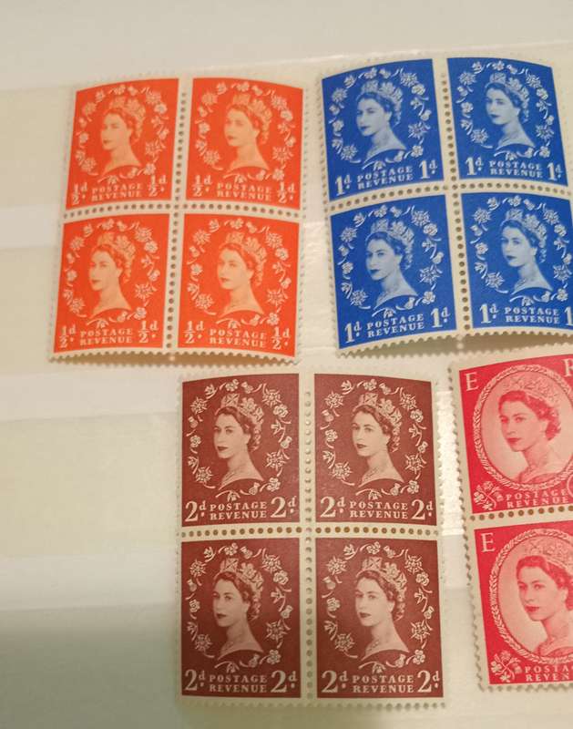 GB-MNH Blocks of 4Queen Elizabeth II 1952,SG 515-518