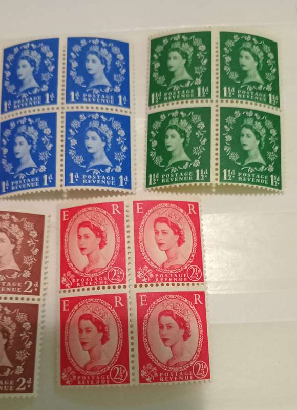 GB-MNH Blocks of 4Queen Elizabeth II 1952,SG 515-518