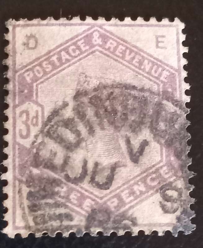 GREAT BRITAIN-1883+,3 d Lilac,SG 191
